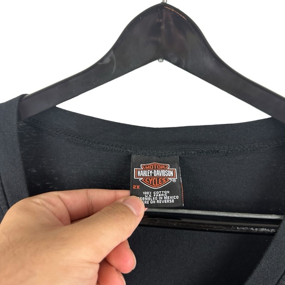 Vintage 90s Women’s Harley Davidson Motorcycles Shirt Size 2XL - Picture 6 of 8